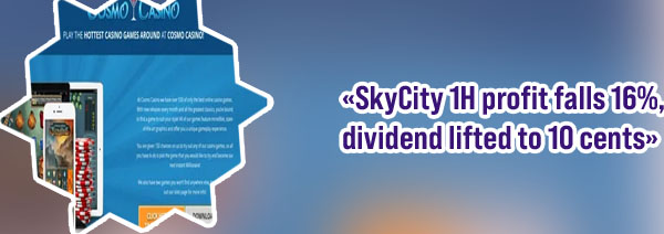 Cosmo casino latest dividend news